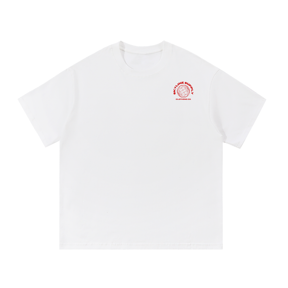 Red New York Cotton T-Shirt