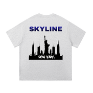 Blue New York Cotton T-Shirt