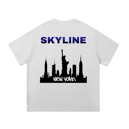 Blue New York Cotton T-Shirt
