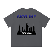 Blue New York Cotton T-Shirt