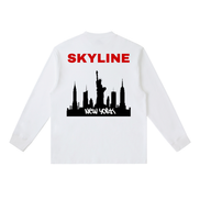 Red New York Long-Sleeve T-Shirt