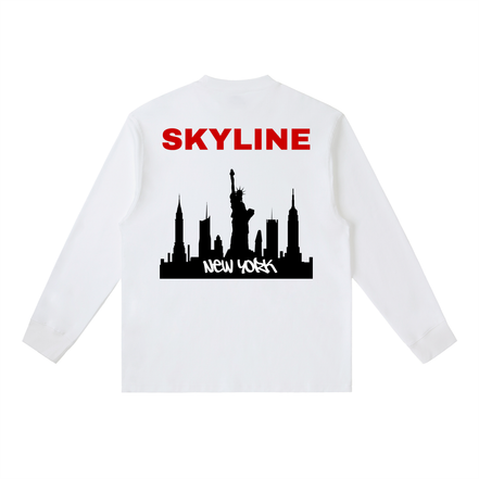 Red New York Long-Sleeve T-Shirt