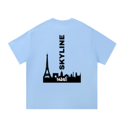 Black Paris Cotton T-Shirt