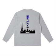 Blue Paris Long-Sleeve T-Shirt
