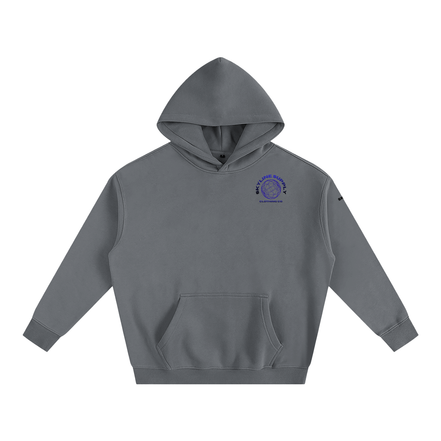 Blue Paris Fleeced Hoodie