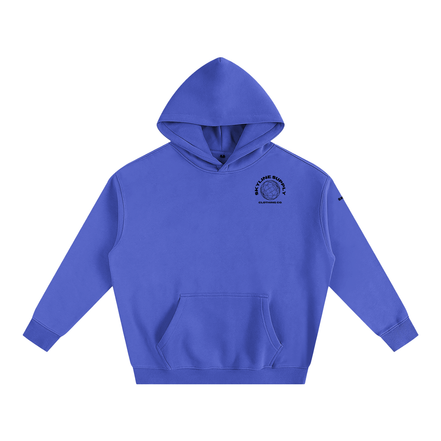Black New York Fleeced Hoodie