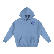 Blue Paris Fleeced Hoodie