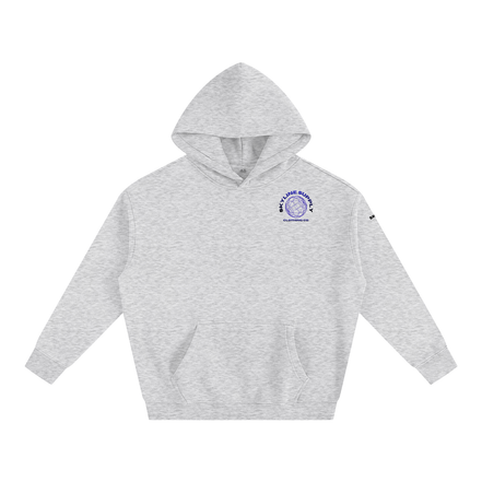 Blue New York Fleeced Hoodie