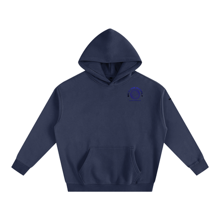 Blue New York Fleeced Hoodie