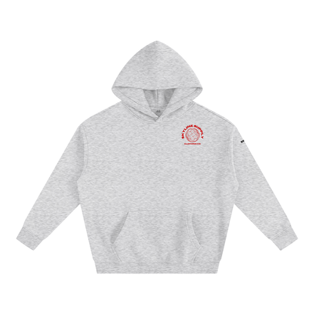 Red New York Fleeced Hoodie
