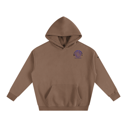 Blue New York Fleeced Hoodie