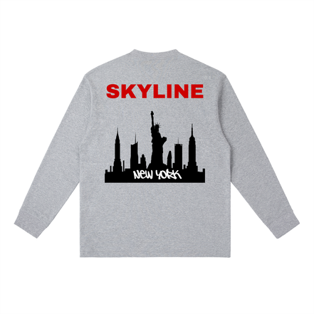 Red New York Long-Sleeve T-Shirt