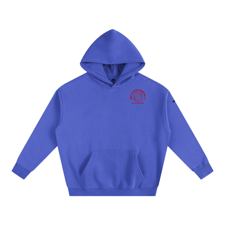 Red New York Fleeced Hoodie