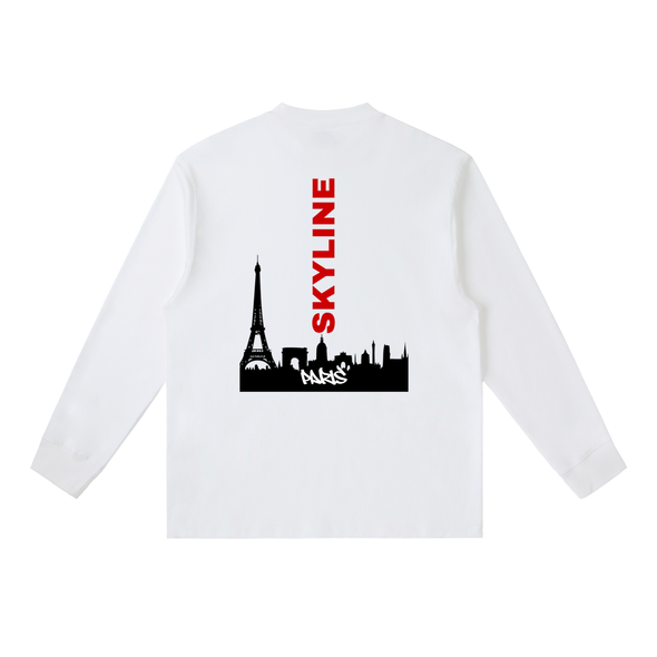 Red Paris Long-Sleeve T-Shirt