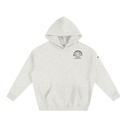 Black Paris Fleeced Hoodie