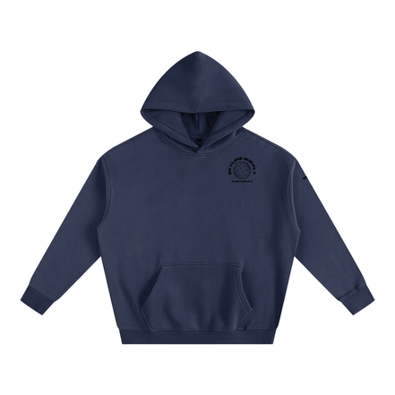 Black New York Fleeced Hoodie