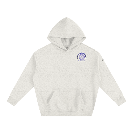 Blue New York Fleeced Hoodie