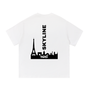 Black Paris Cotton T-Shirt