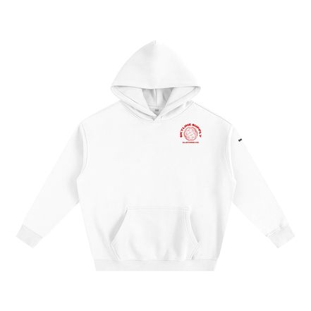 Red New York Fleeced Hoodie