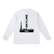 Black Paris Long-Sleeve T-Shirt