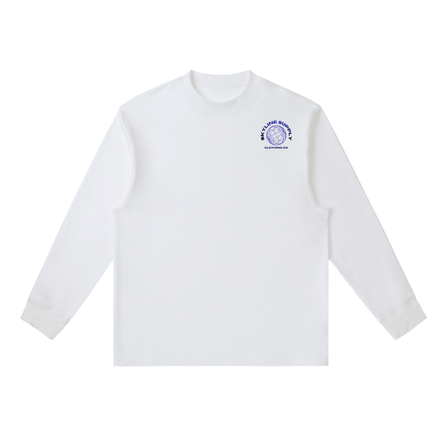 Blue Paris Long-Sleeve T-Shirt