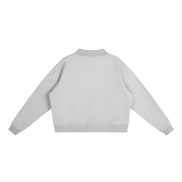 Paris Fleece Mock-Neck Crew Sweatshirt