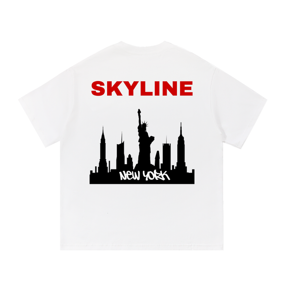 Red New York Cotton T-Shirt