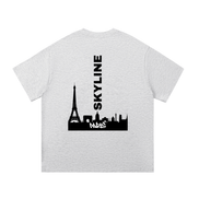 Black Paris Cotton T-Shirt