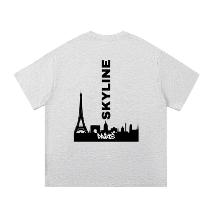 Black Paris Cotton T-Shirt