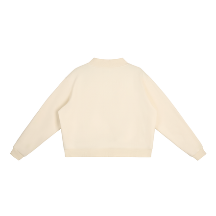 New York Fleece Mock-Neck Crew Sweatshirt