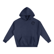 Black Paris Fleeced Hoodie