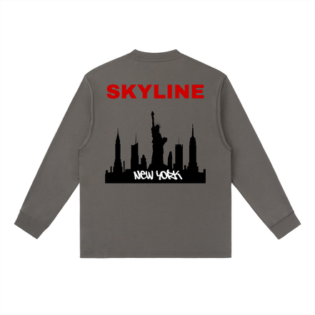 Red New York Long-Sleeve T-Shirt